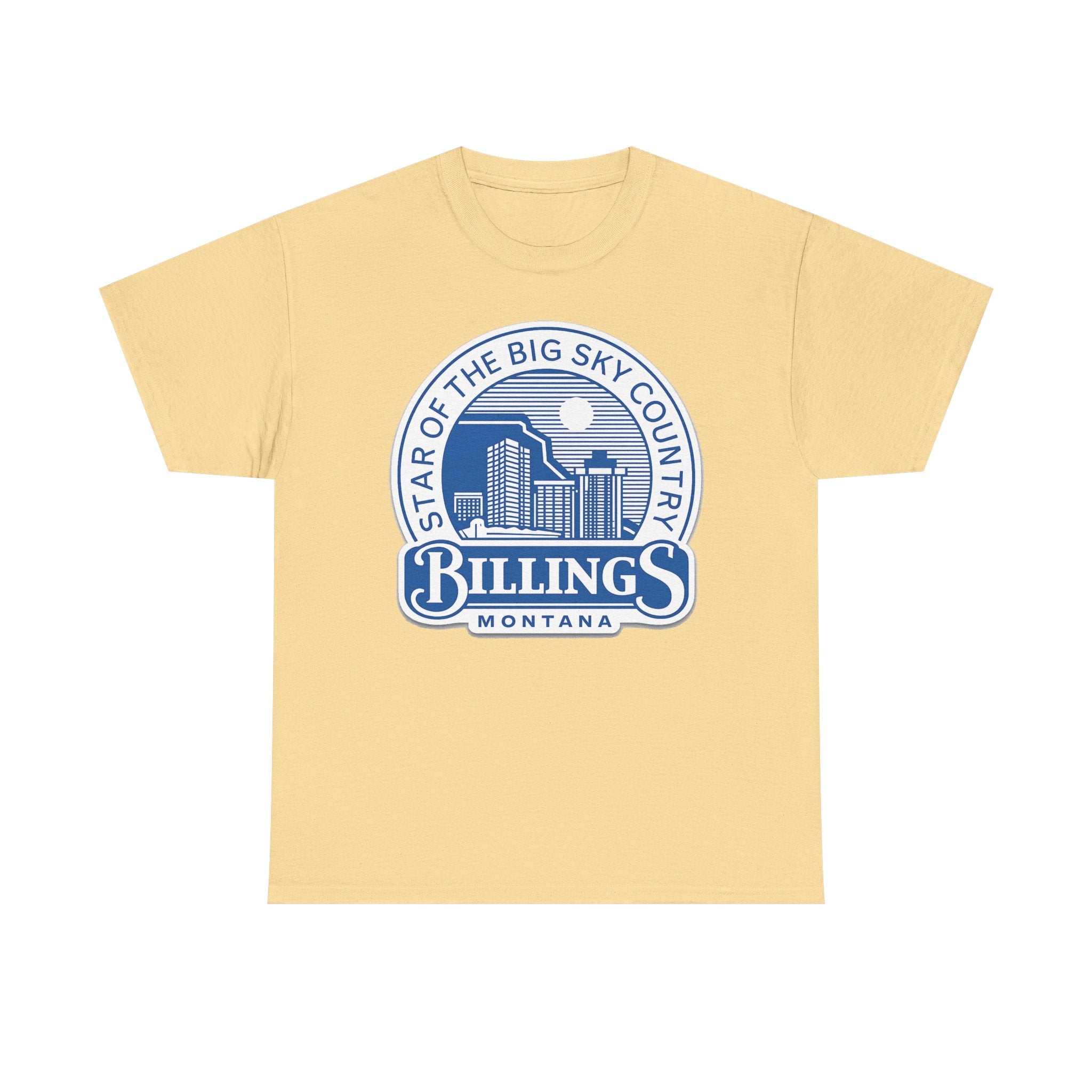 Billings Montana Tee — "Star of the Big Sky Country" Retro City Skyline T-Shirt