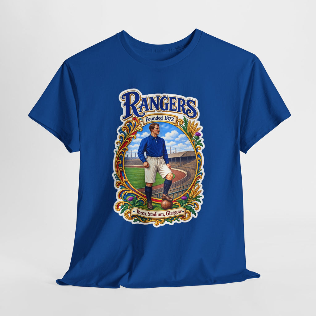 Rangers Retro Player Field Graphic Cotton T-Shirt