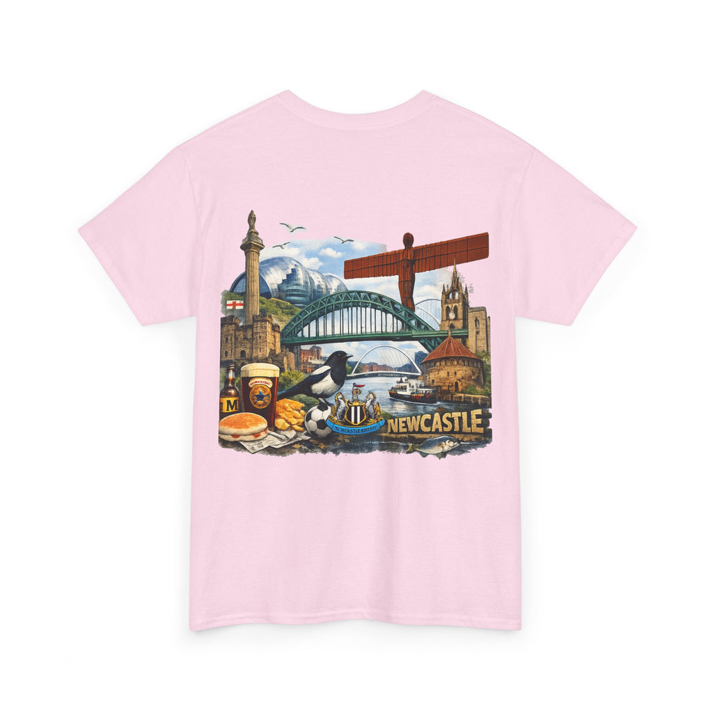 Newcastle Upon Tyne Landmark Tee — Vintage Cityscape T-Shirt