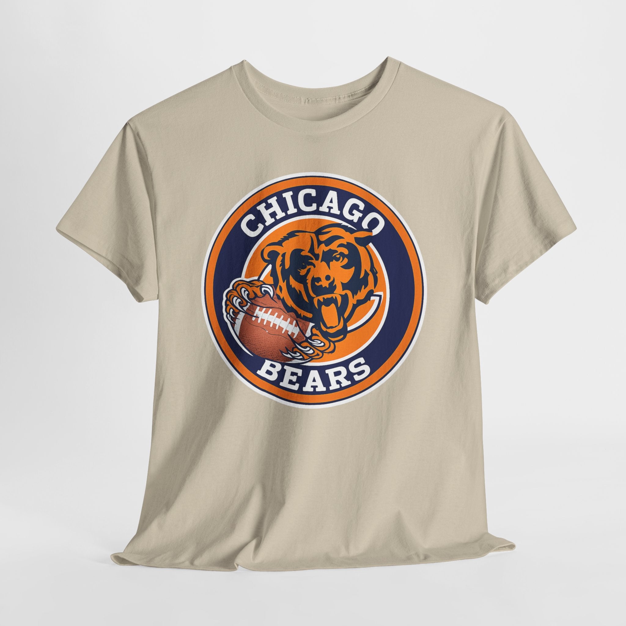 Chicago Bears Vintage Football Tee - Cotton T-Shirt