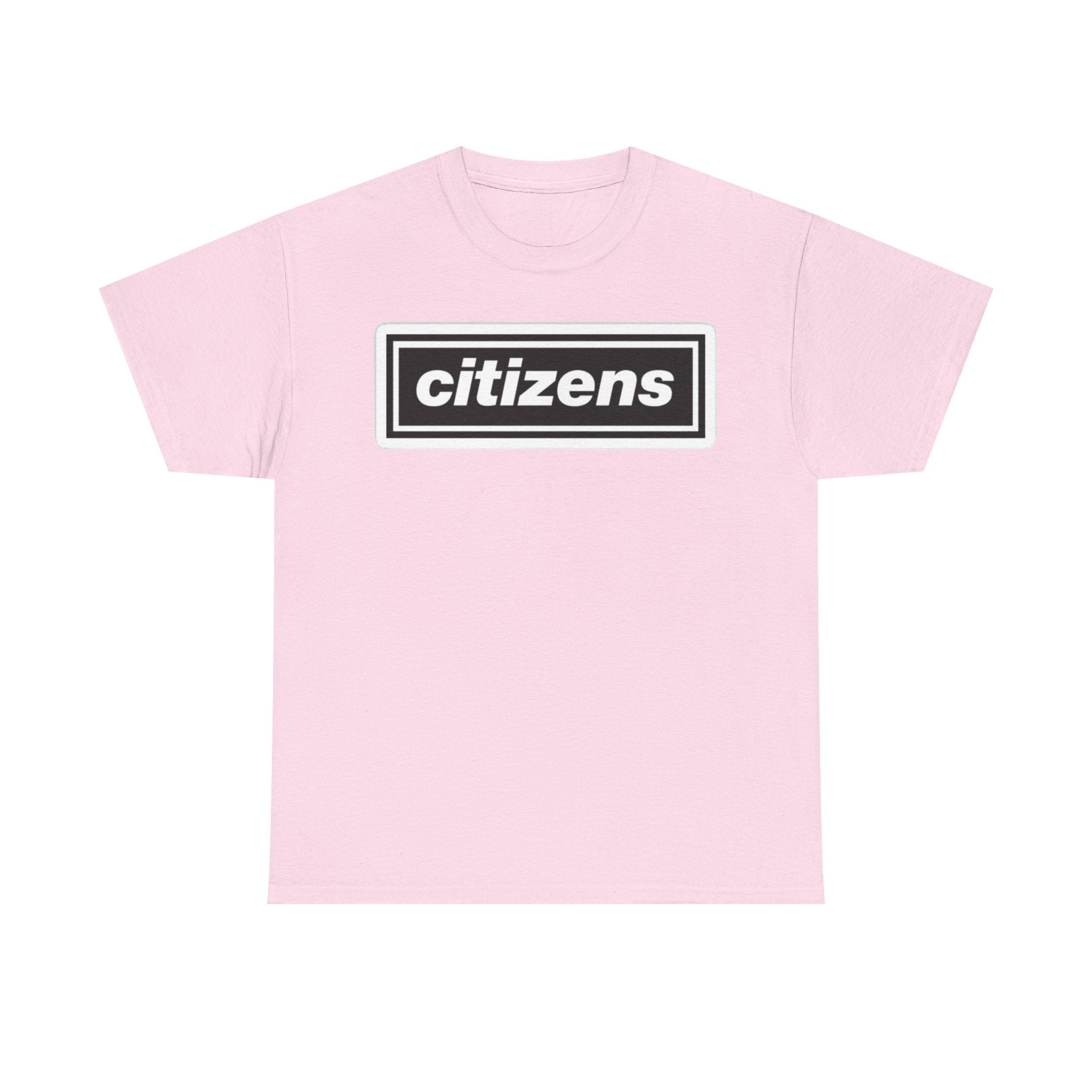 Citizens Manchester City Logo T-Shirt — Minimal Retro Box-Logo Tee