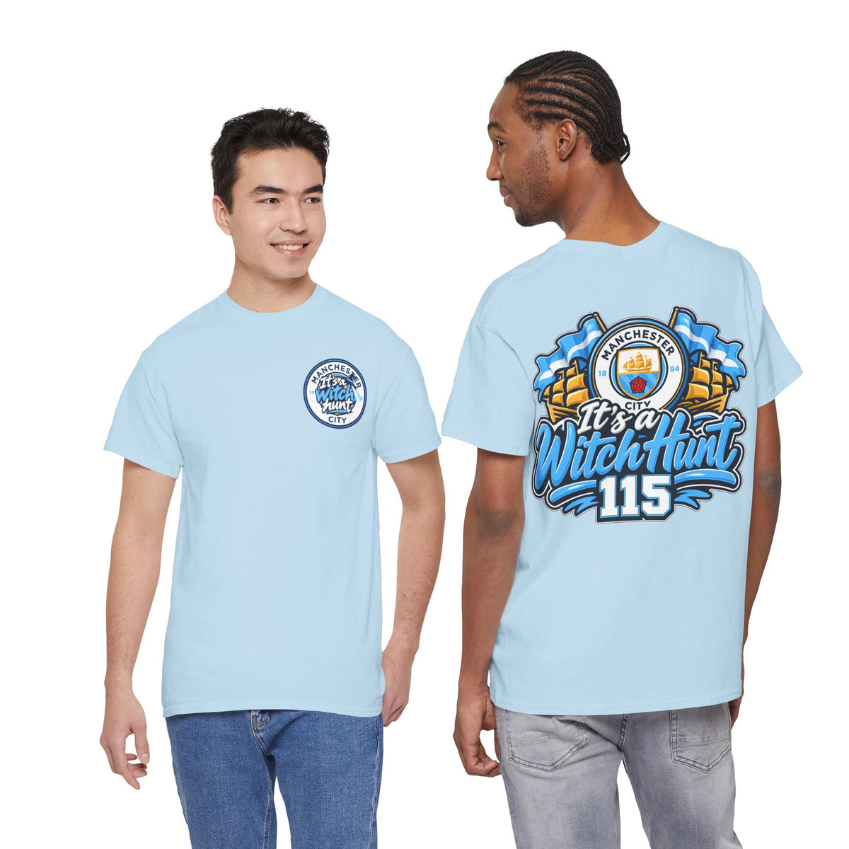 Manchester City It's a Witch Hunt 115 Cotton T-Shirt
