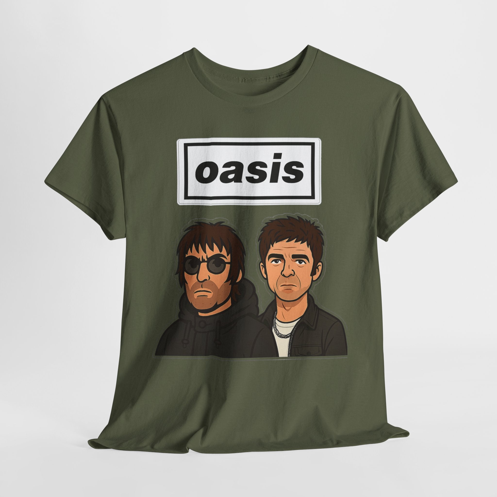 Oasis Inspired Unofficial Band Logo Tee — 'oasis' Graphic T-Shirt