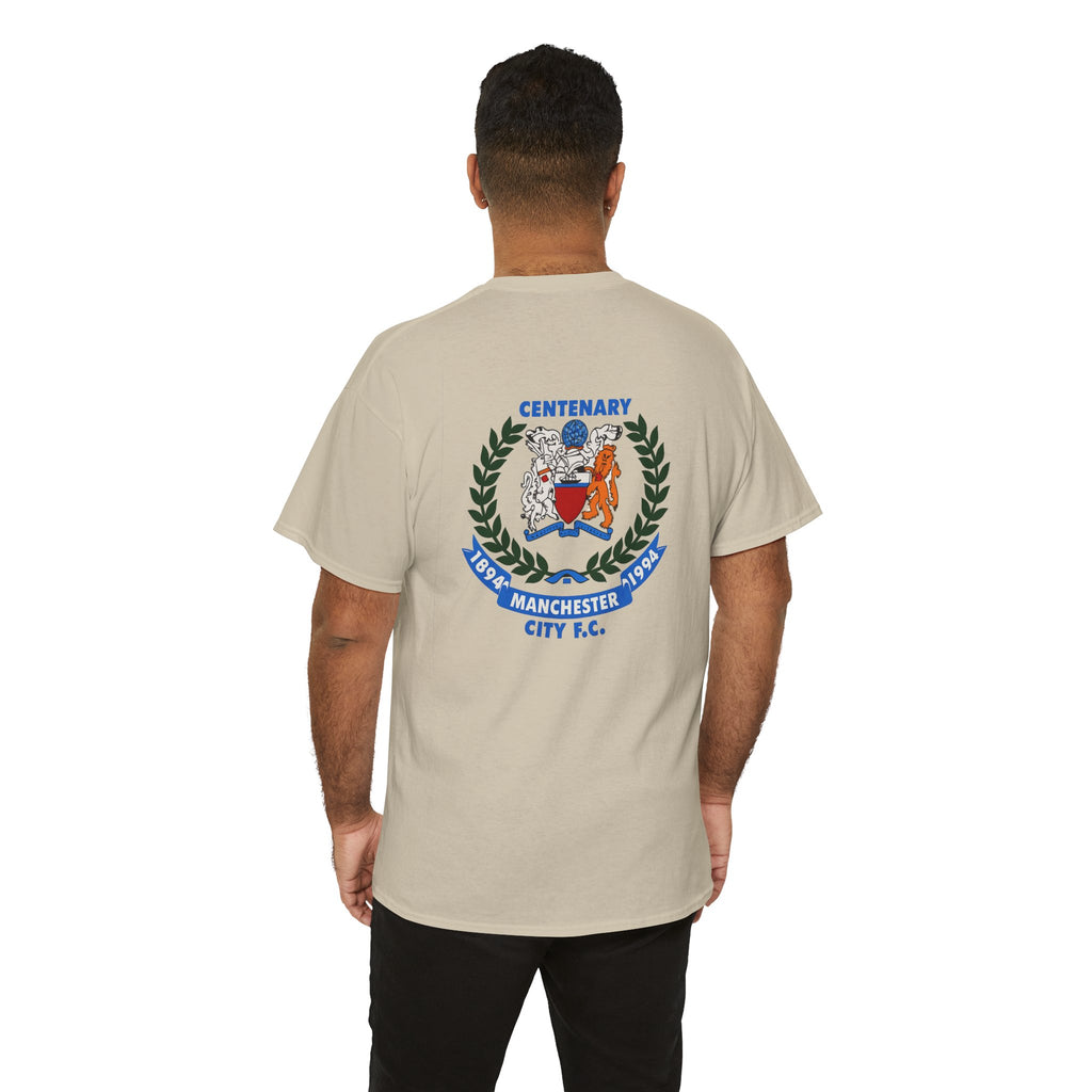 Centenary Manchester City FC Crest Tee — 1894–1994 Commemorative Shirt
