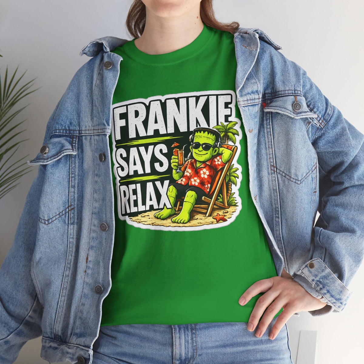 Frankie Says Relax Funny Graphic Cotton T-Shirt