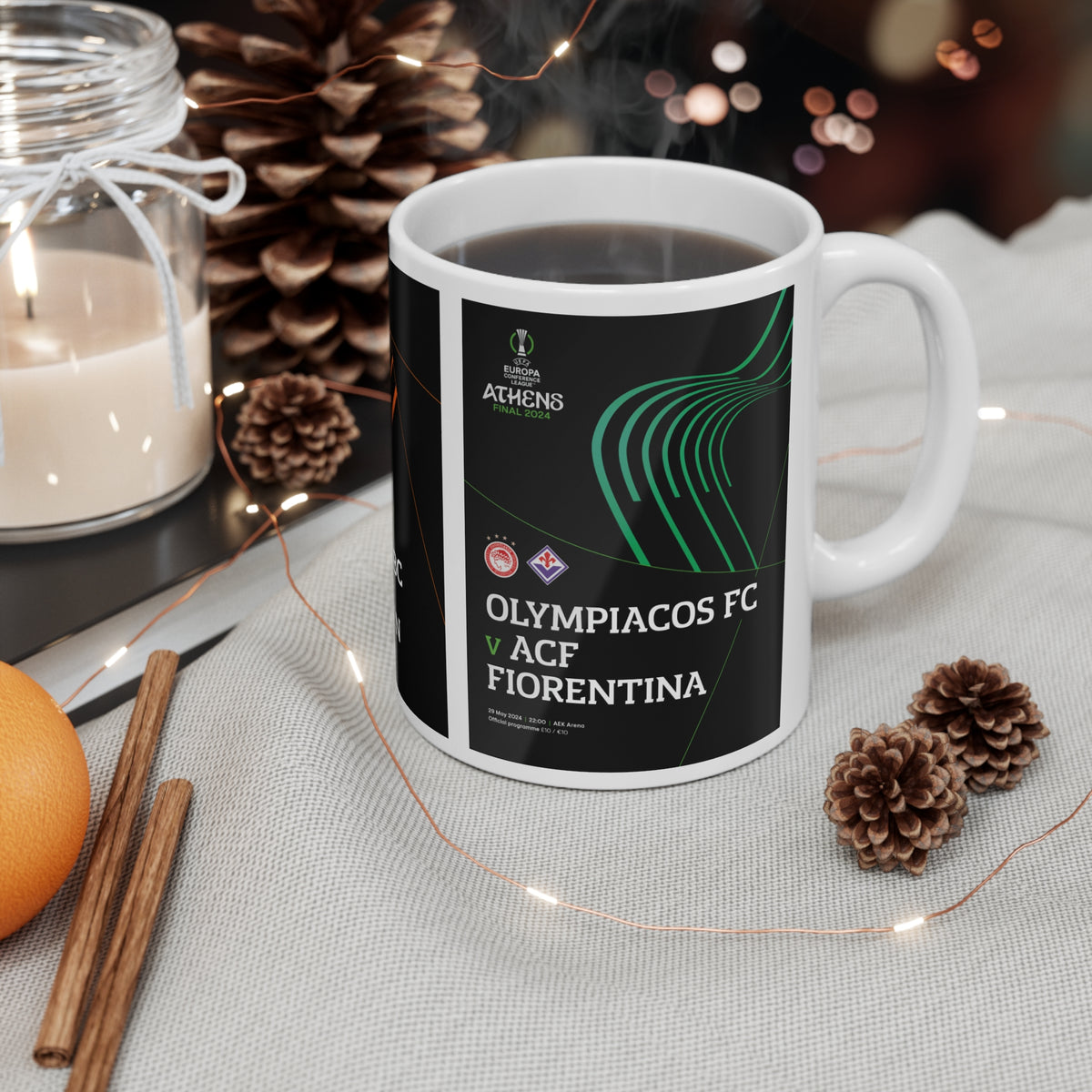 2024 UEFA Finals Programme Covers Inspired Ceramic Coffee Mug (11oz & 15oz)