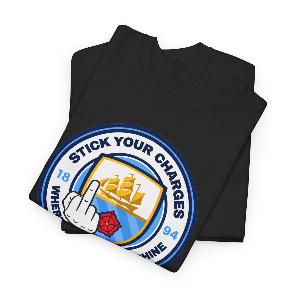 Manchester City "Stick Your Charger Where the Sun Don't Shine" Cotton t-shirt