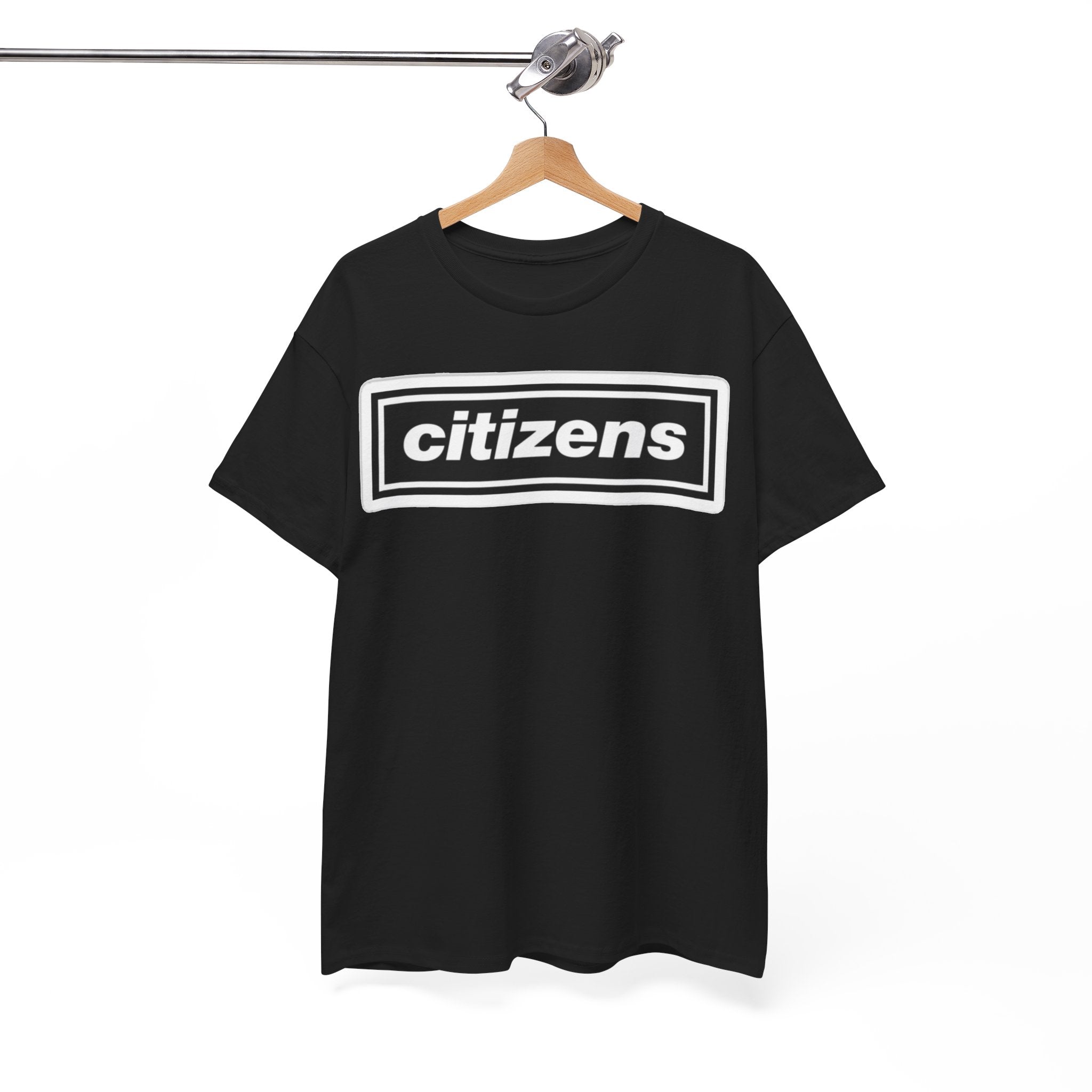 Citizens Manchester City Logo T-Shirt — Minimal Retro Box-Logo Tee