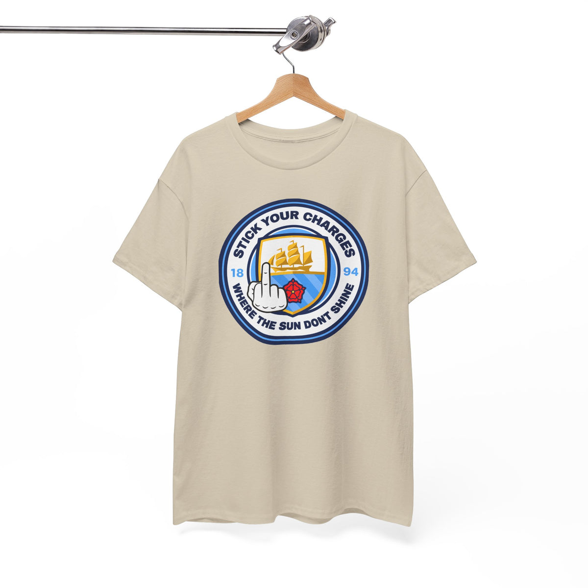 Manchester City "Stick Your Charger Where the Sun Don't Shine" Cotton t-shirt