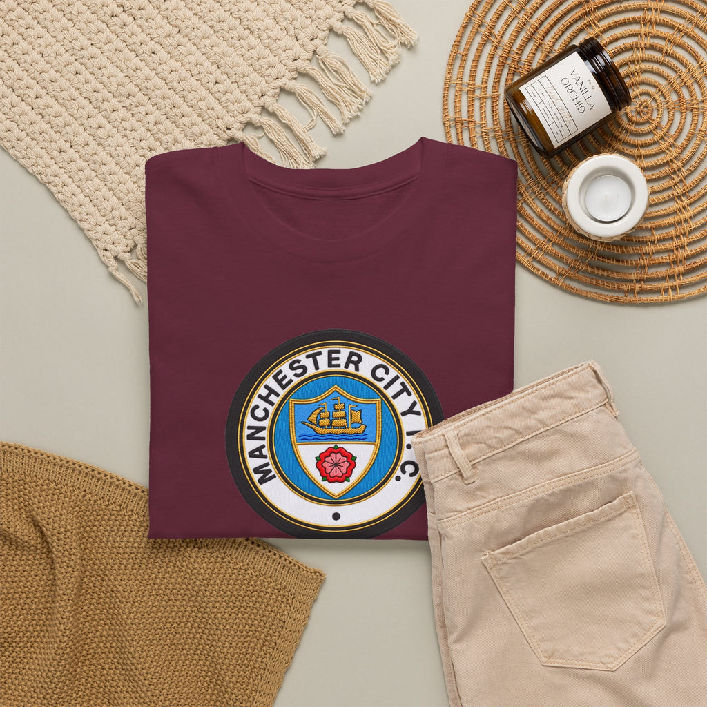 Manchester City inspired Unisex Heavy Cotton Tee