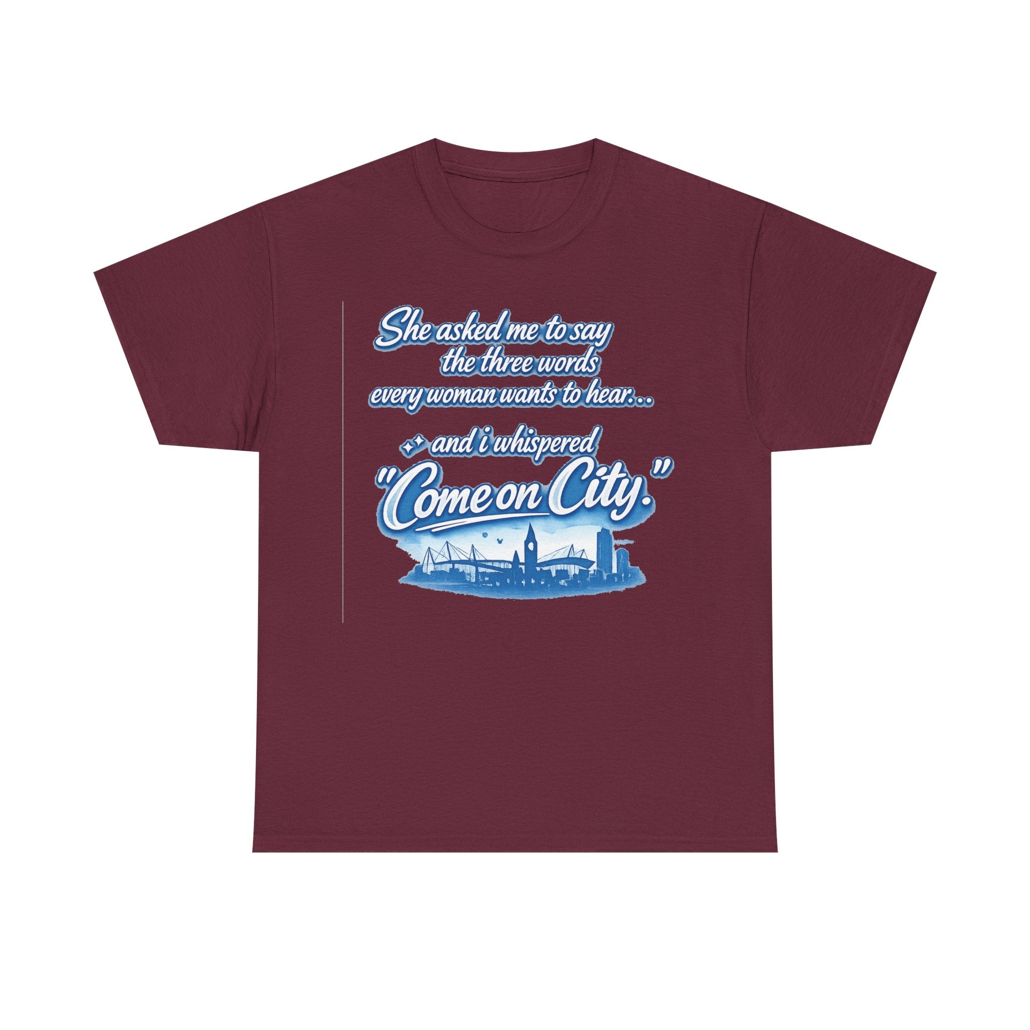Come on City Skyline Tee — Retro Script Urban Pride T‑Shirt