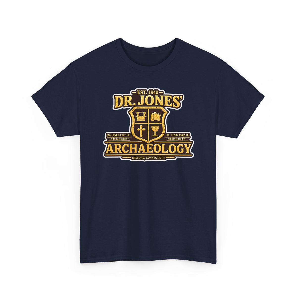 Dr. Jones Archaeology Vintage Adventure Cotton T-Shirt