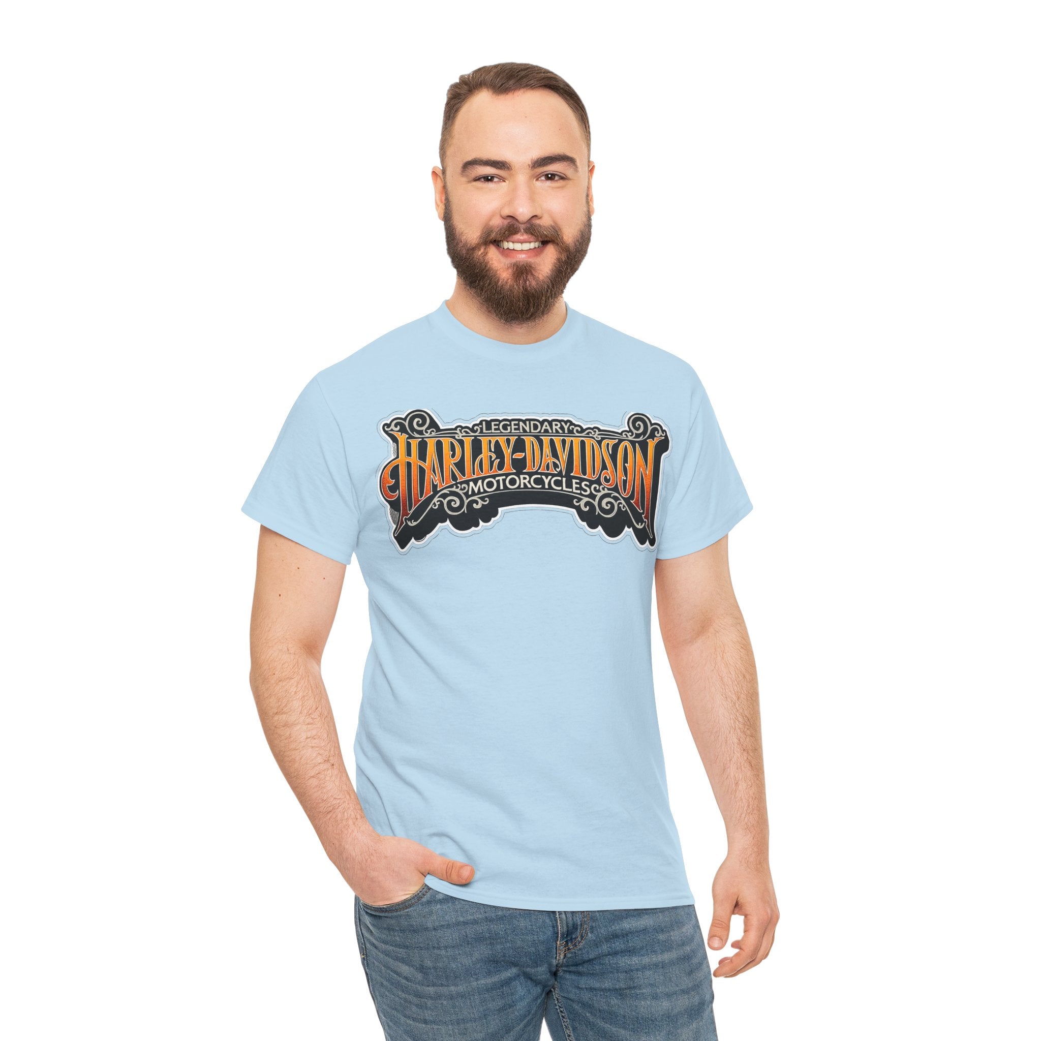 Harley-Davidson Vintage Logo Tee — Retro Motorcycle Graphic T-Shirt