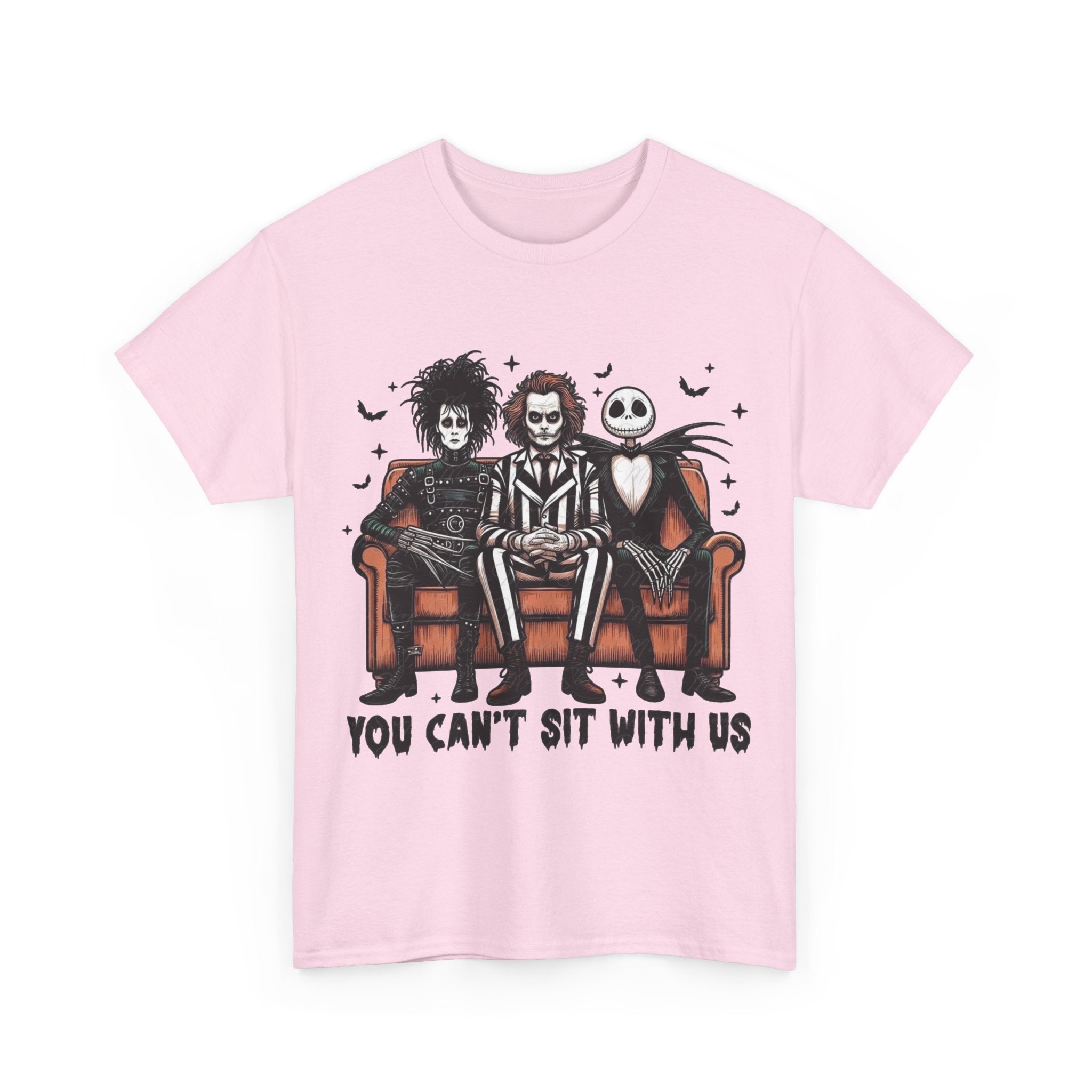 Johnny Depp Graphic Tee — 'You Can't Sit With Us' Halloween Horror Trio T-Shirt