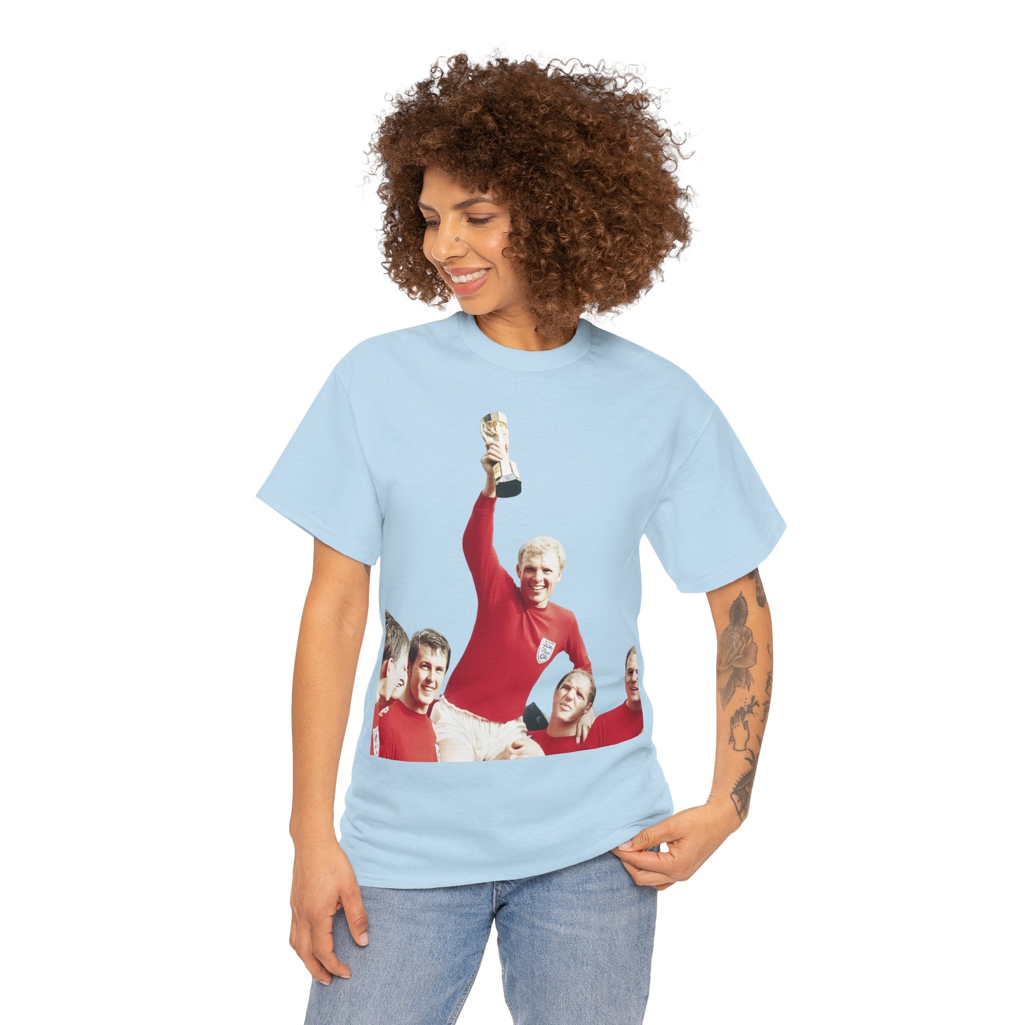 England 1966 World Cup Winners Tee — Retro Team Celebration T-Shirt