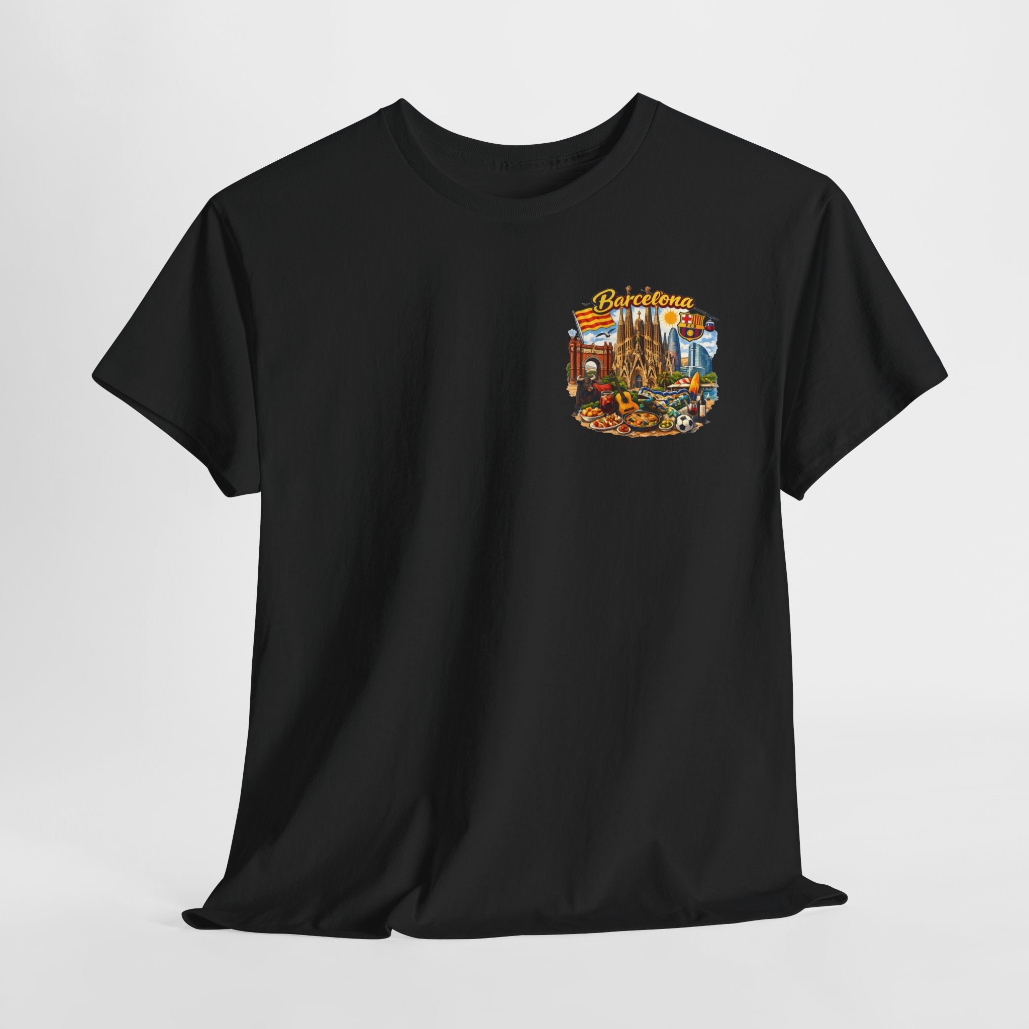Barcelona Souvenir T‑Shirt — Vintage City Collage Tee