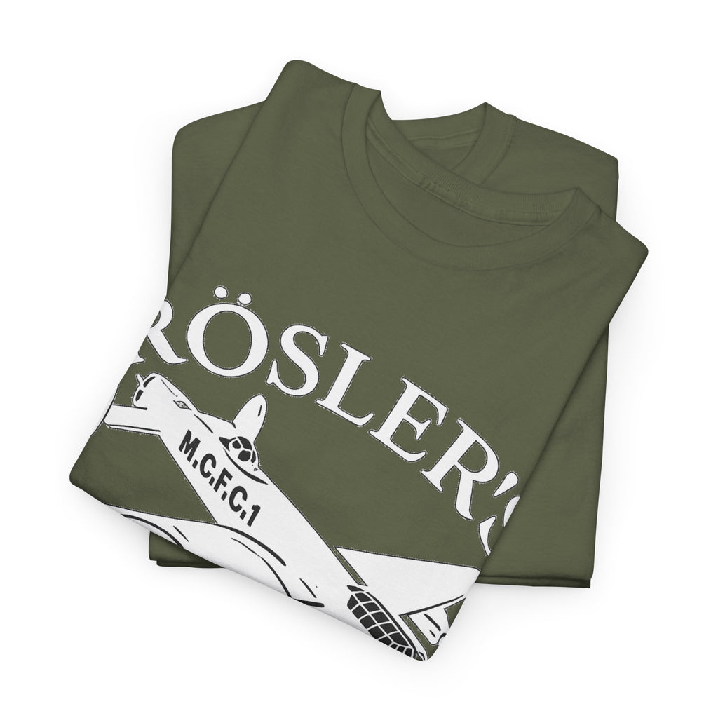 Rösler's Grandad Bombed Old Trafford Tee — WWII Tribute Military Plane Shirt (Feb 21, 1941)