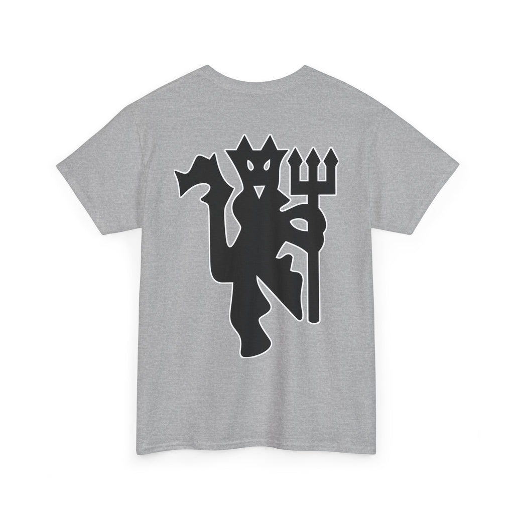 Manchester United Devil Cotton T-Shirt – Retro Trident Football Crest Tee