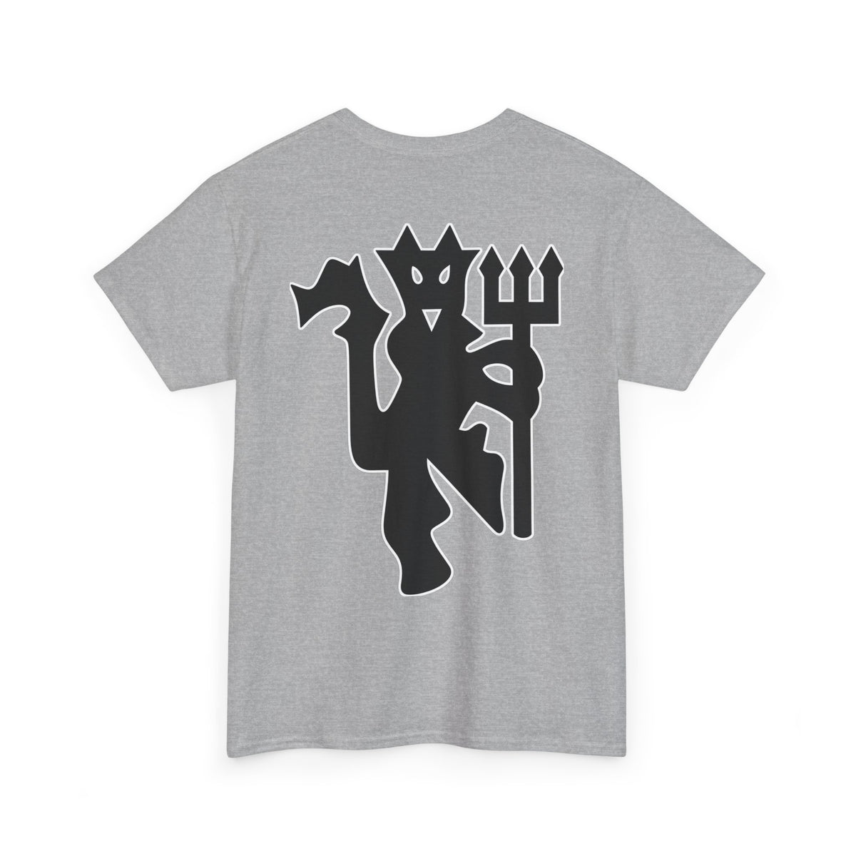 Manchester United Devil Cotton T-Shirt – Retro Trident Football Crest Tee