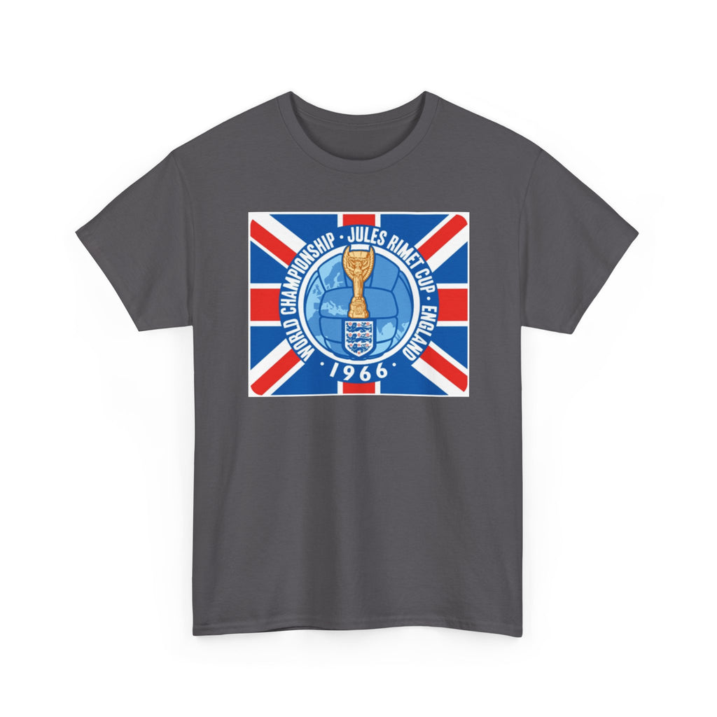 1966 World Cup Jules Rimet Trophy Tee — Vintage England Football Shirt