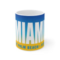 Miami West Palm Beach Coffee Mug — Retro Beach Vibes 11oz/15oz