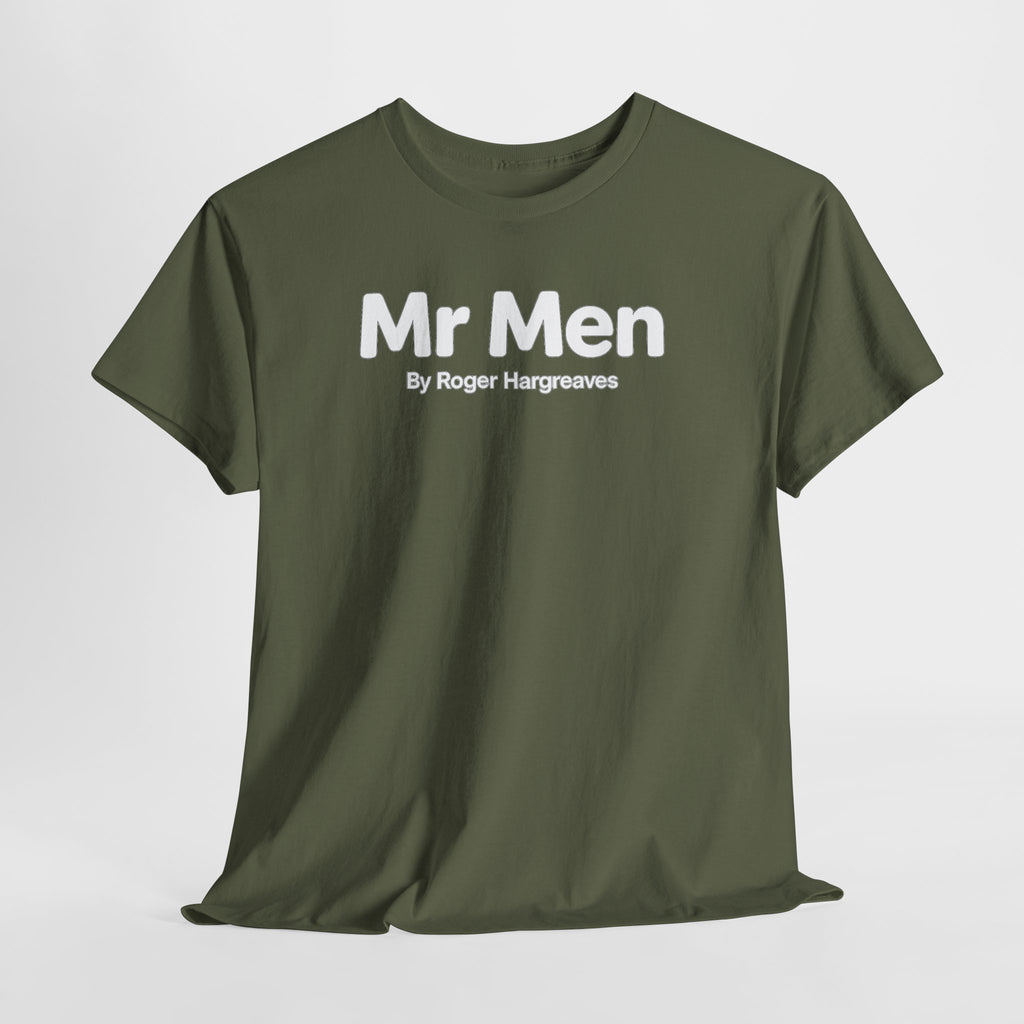 Mr Men T-Shirt – Retro 'Mr Men by Roger Hargreaves' Logo Tee