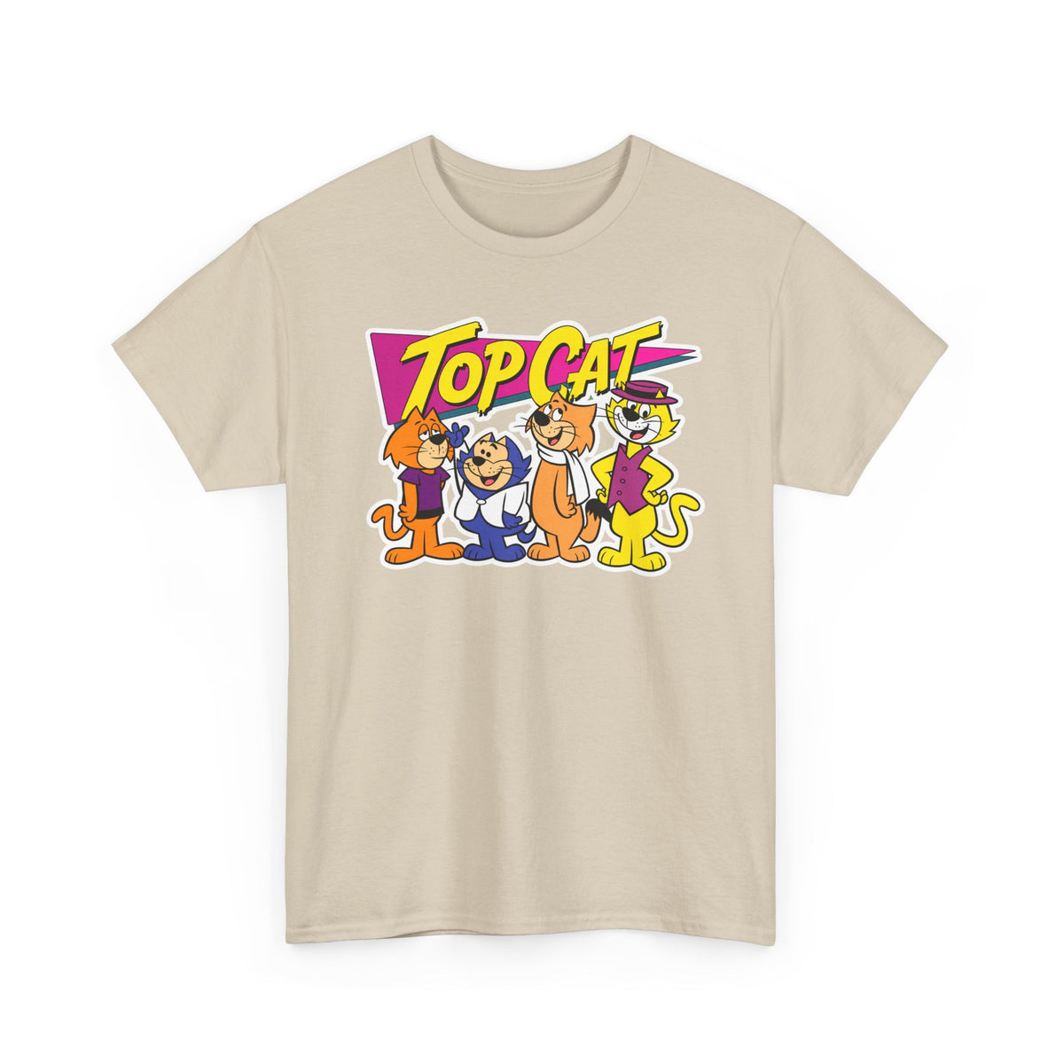 Top Cat Retro Cartoon Cotton T-Shirt / Tee