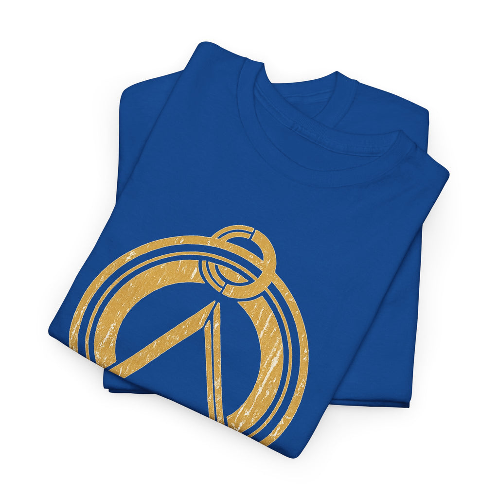 There Is No Place Like Home Graphic Tee — Vintage Gold Sigil T‑Shirt