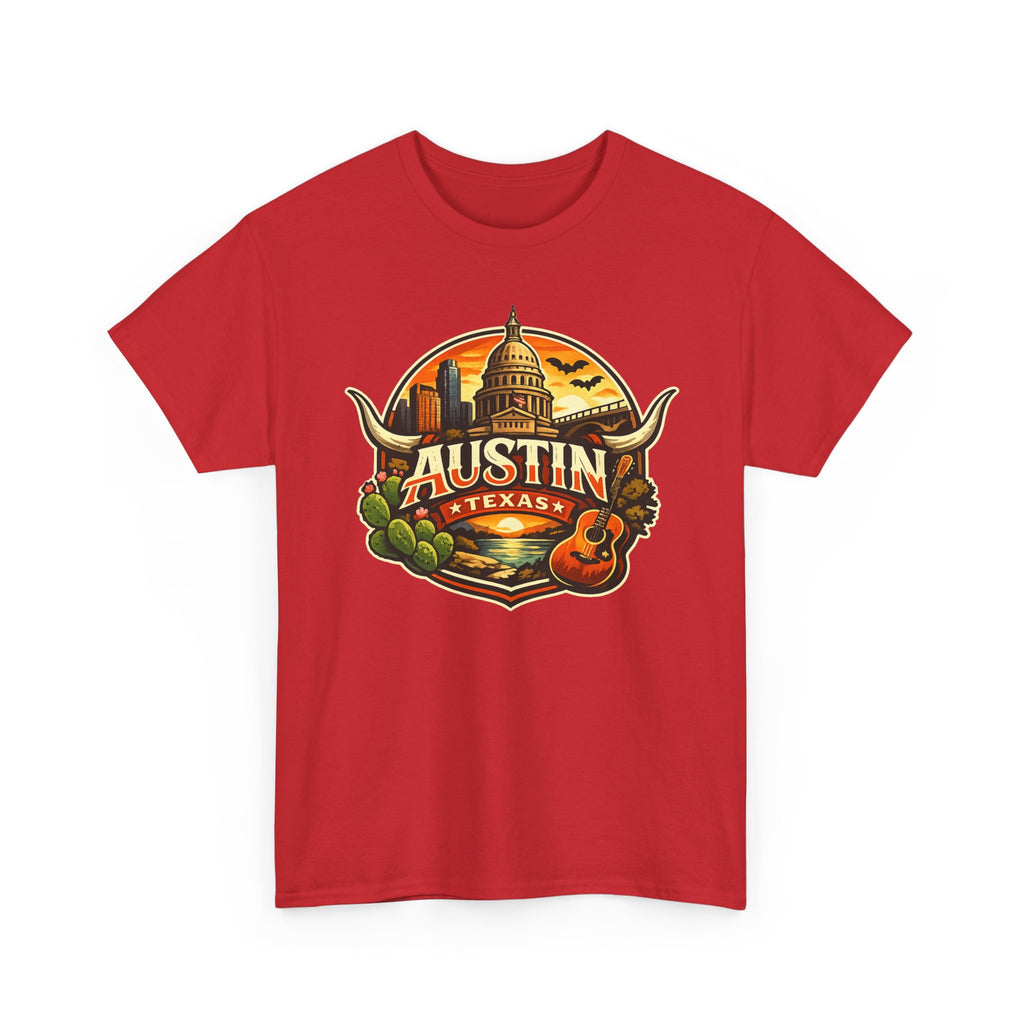 Austin Texas Vintage Travel T-Shirt