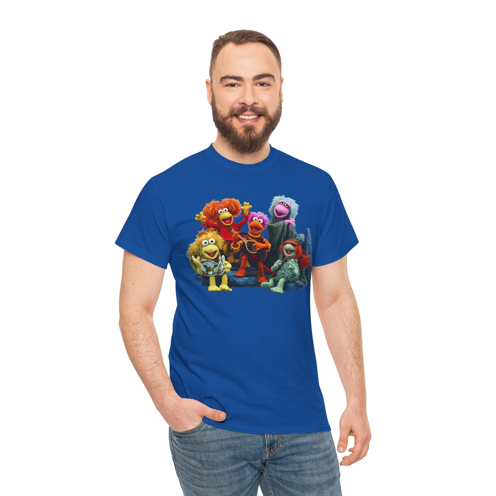 Fraggle Rock Muppet Crew Graphic Tee — Vintage Puppet Group T-Shirt