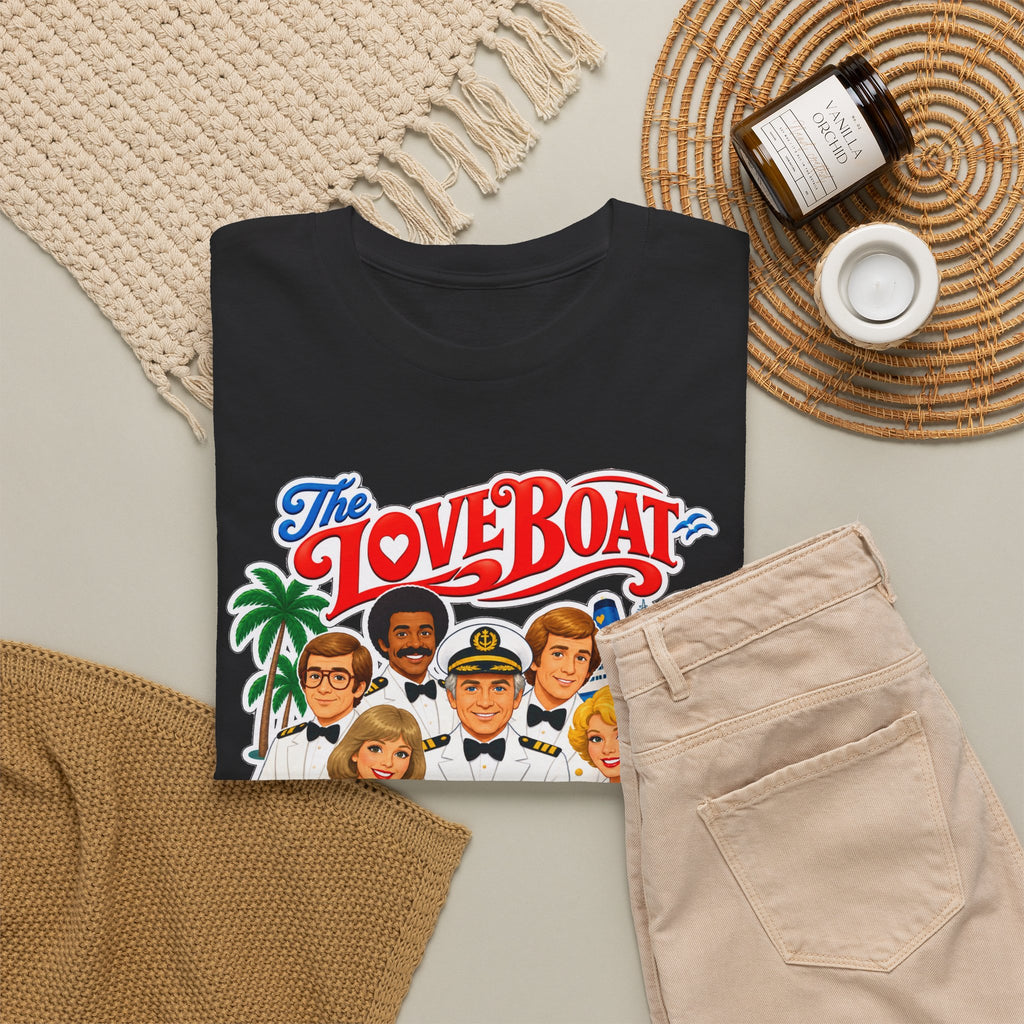 The Love Boat Crew Cotton T-Shirt — Retro TV Cruise Logo Tee