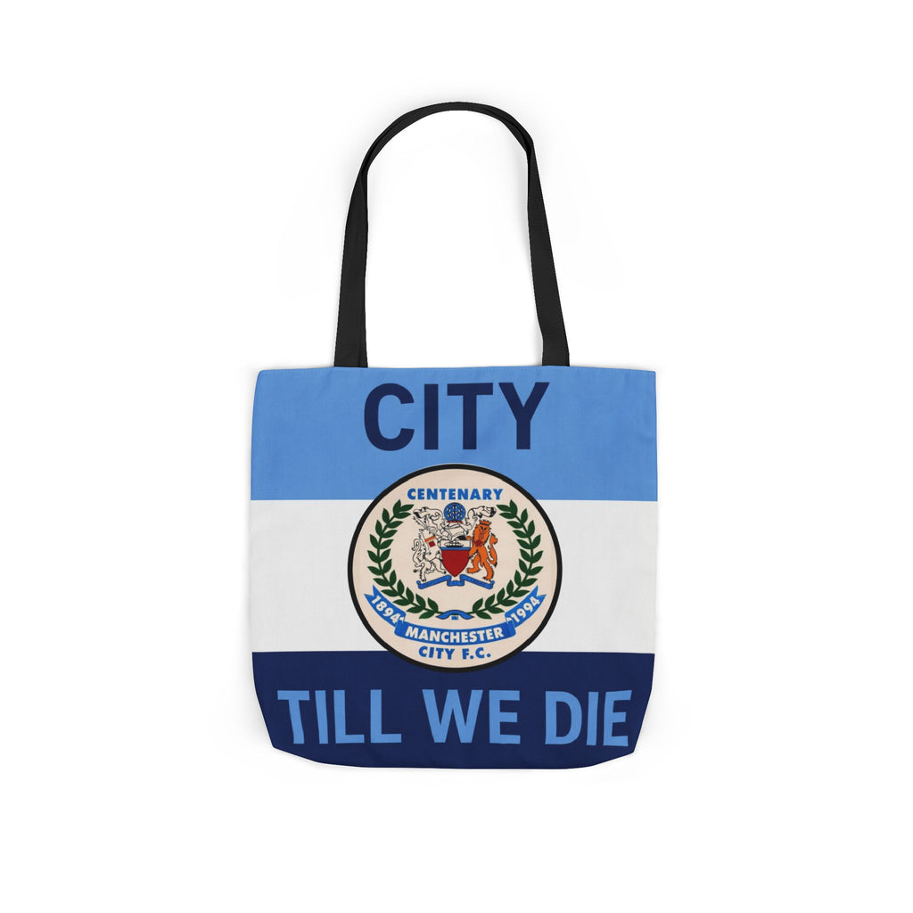City Till We Die Canvas Tote Bag — Football Fan Flag Tote