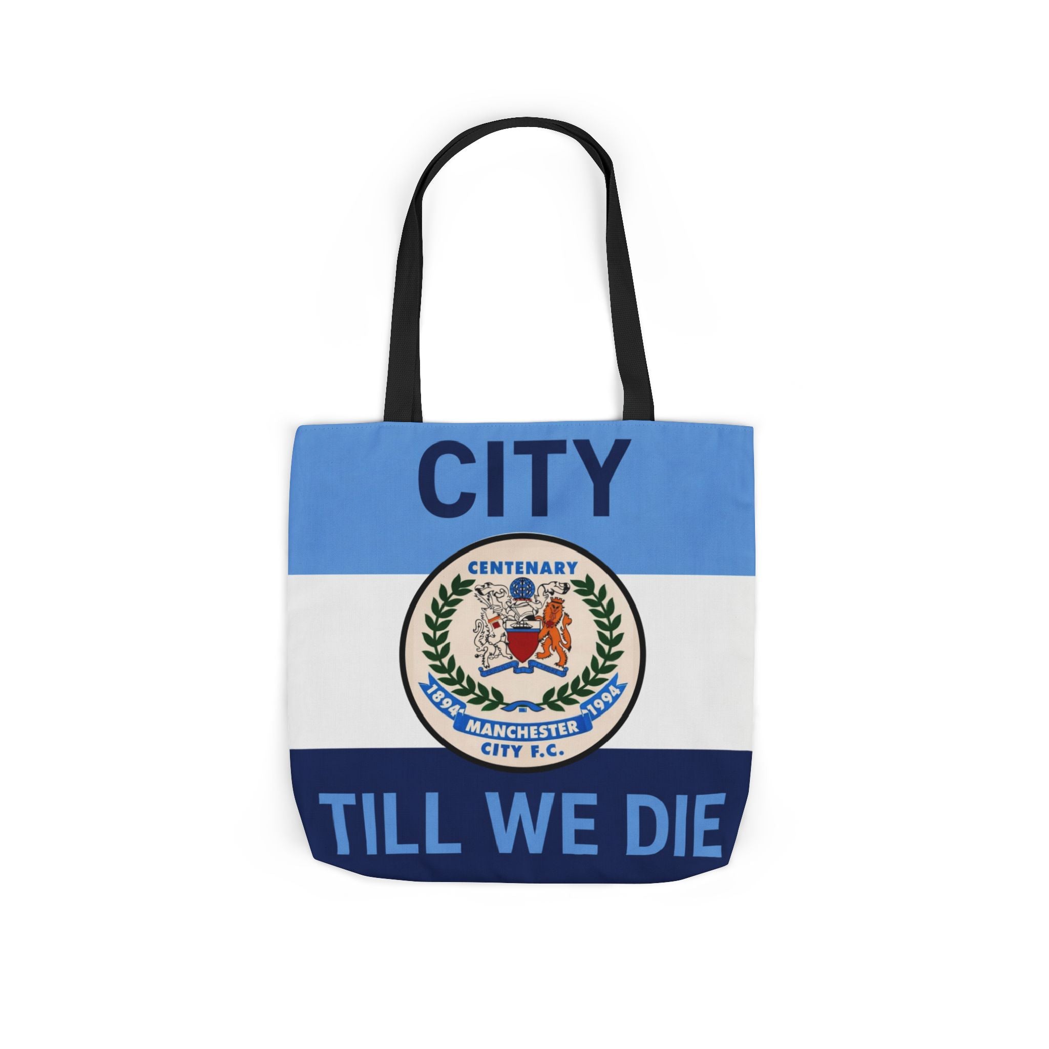 City Till We Die Canvas Tote Bag — Football Fan Flag Tote