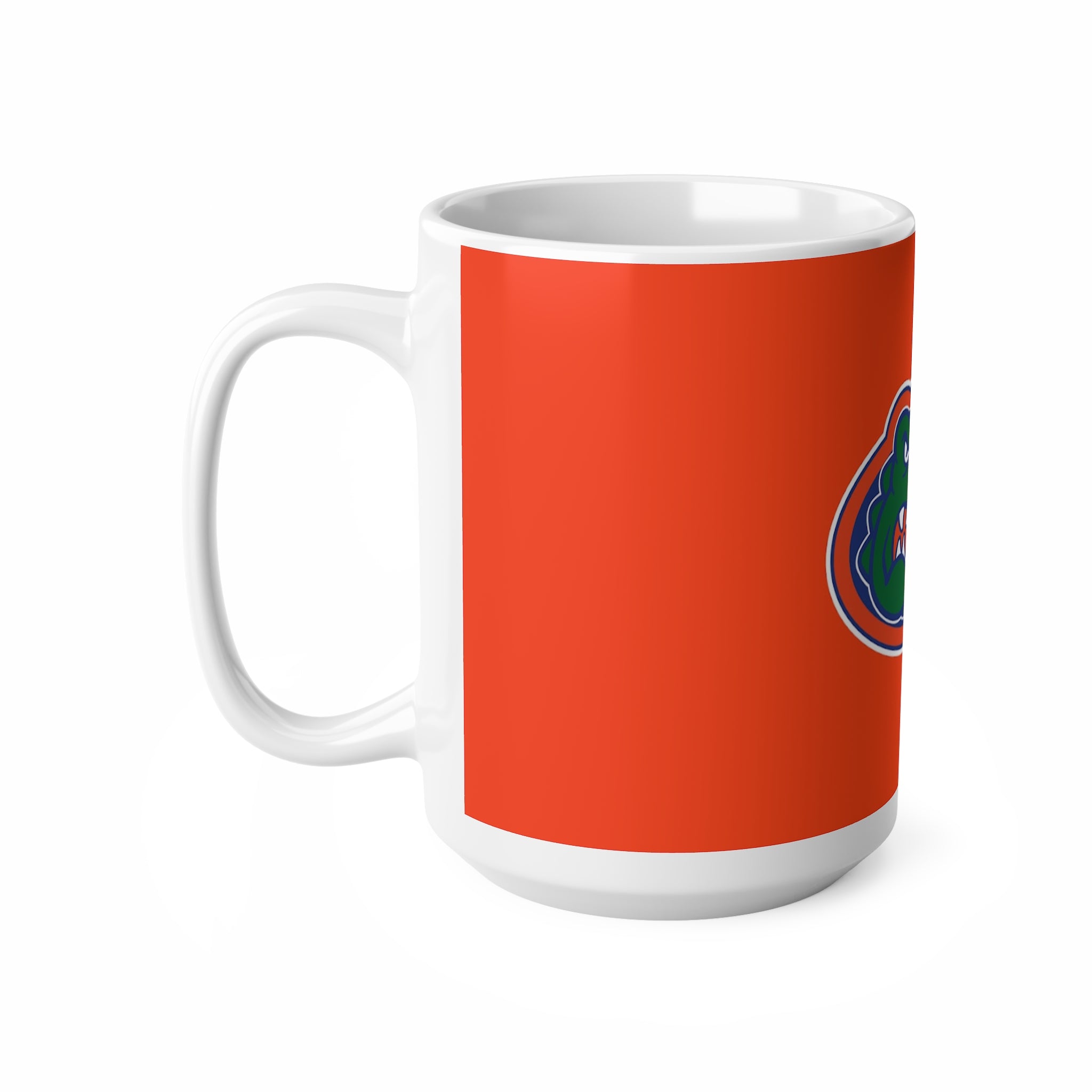 Florida Gators Ceramic Coffee Mug — Orange Alligator Logo, 11oz & 15oz
