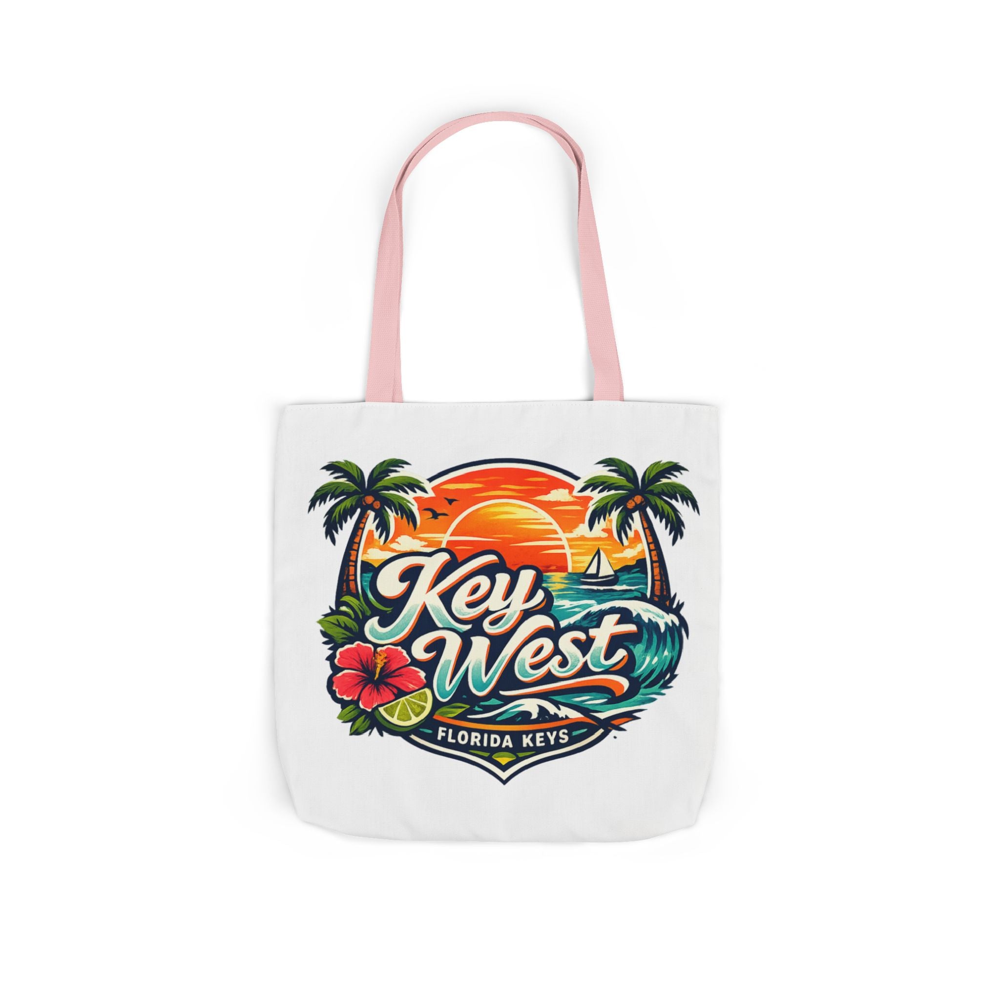 Key West Sunset Canvas Tote
