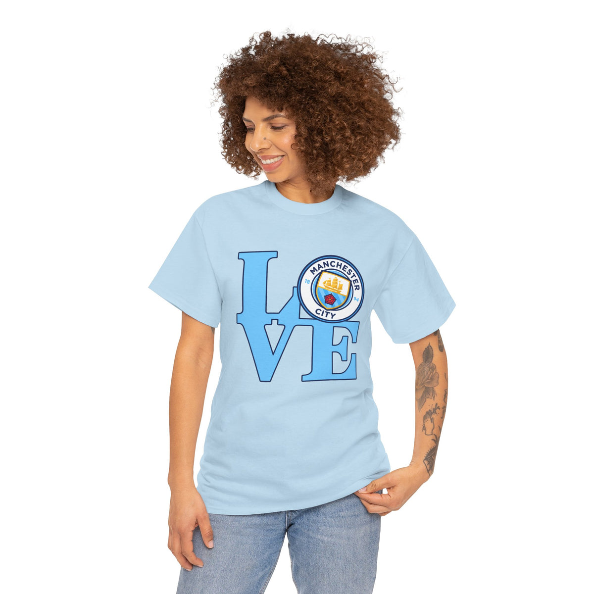Manchester City LOVE Cotton T-Shirt