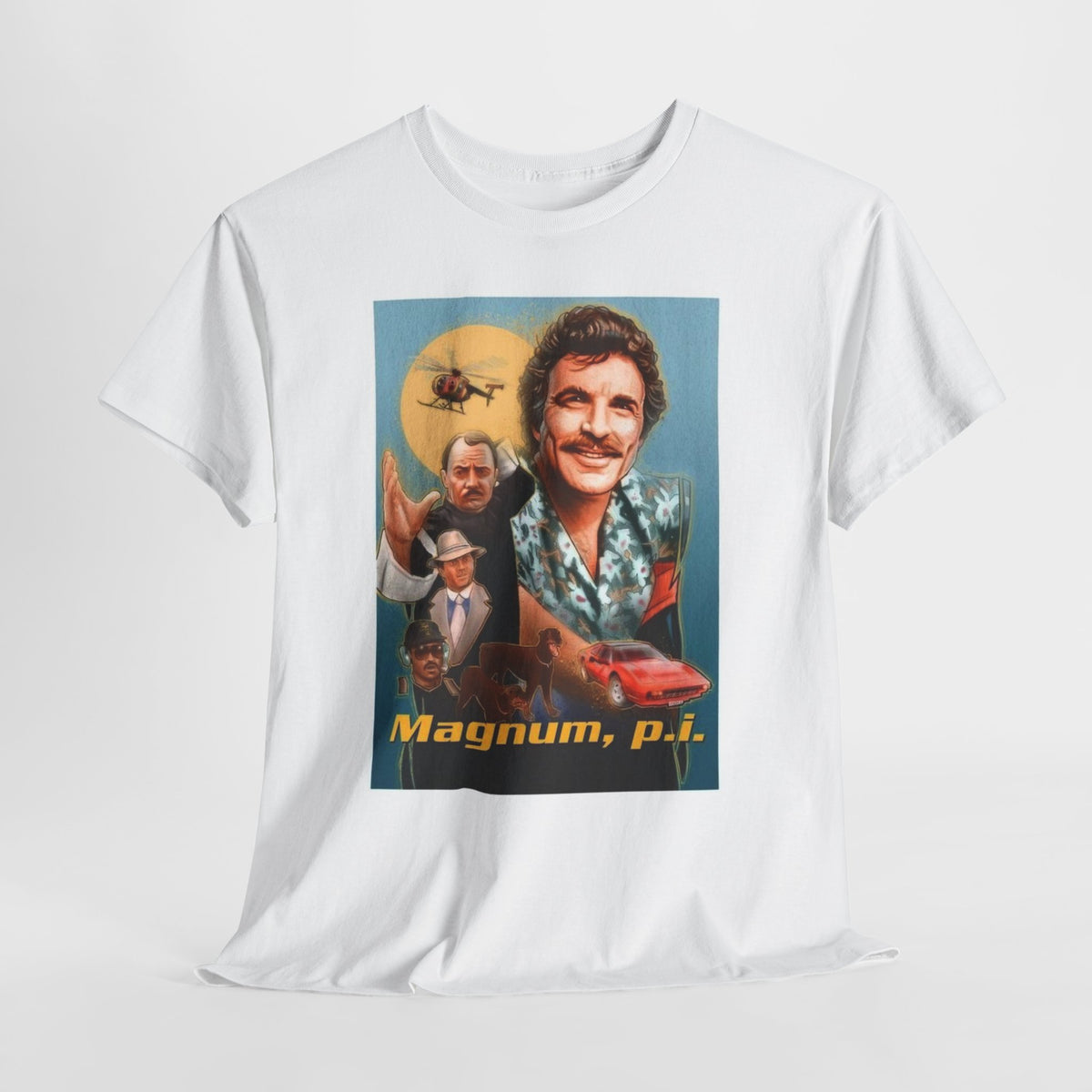Magnum, P.I. Retro TV Show Inspired Cotton T-Shirt