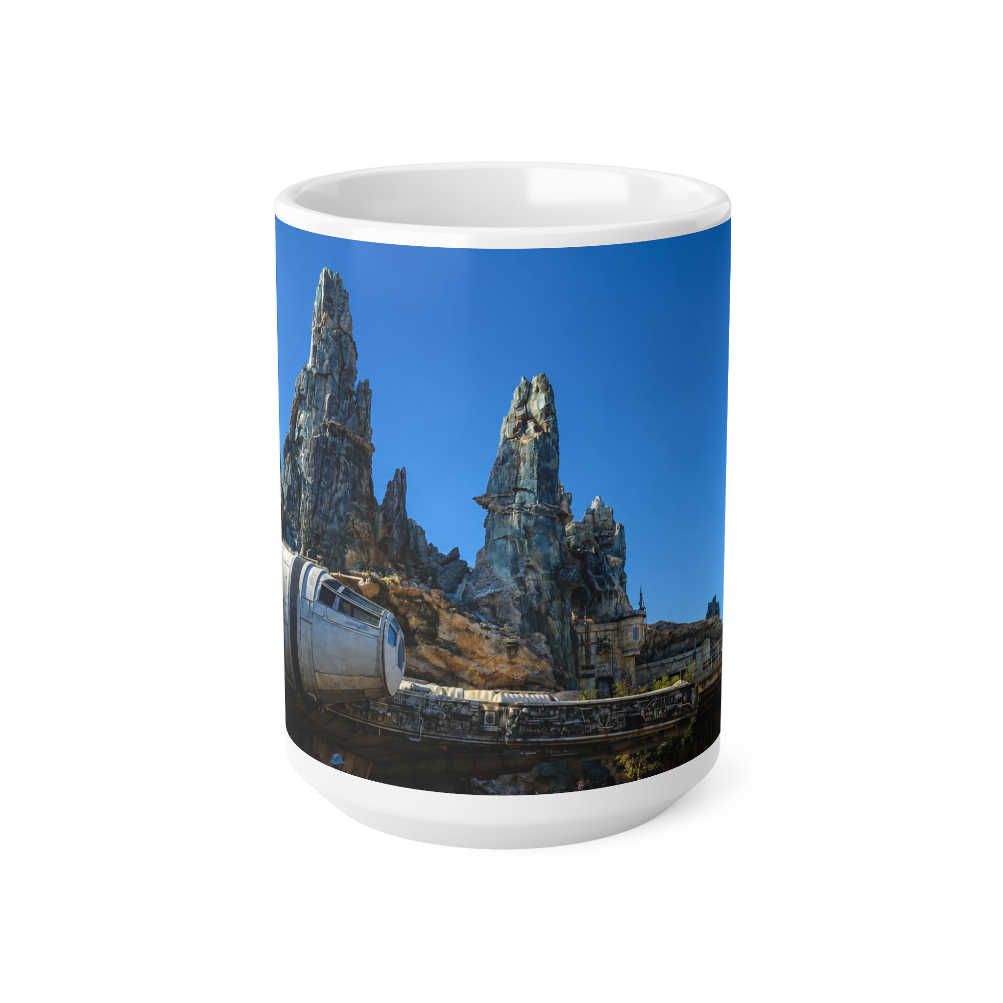 Galaxy's Edge Falcon Scene Ceramic Coffee Mug — 11oz & 15oz