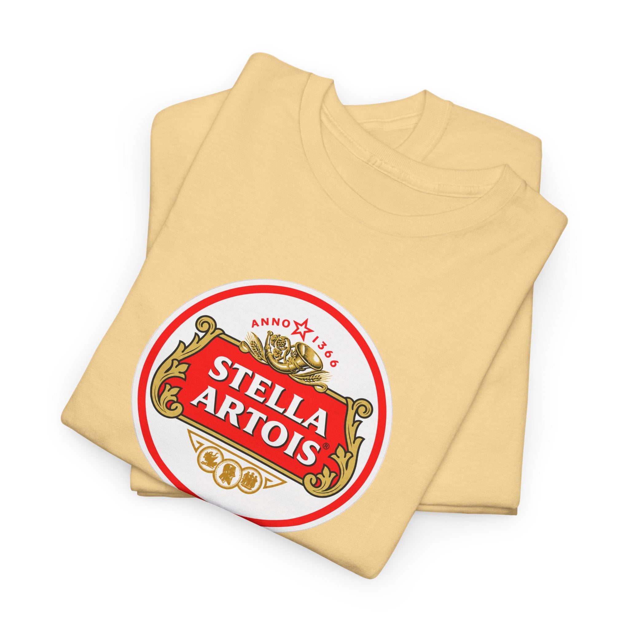 Beer Logo T-Shirt — Stella Artois Inspired Vintage Crest Tee