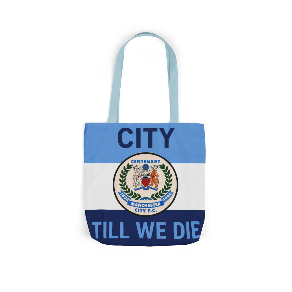 City Till We Die Canvas Tote Bag — Football Fan Flag Tote