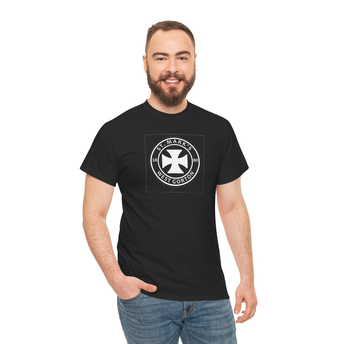 St. Marks West Gorton Cross Logo Tee