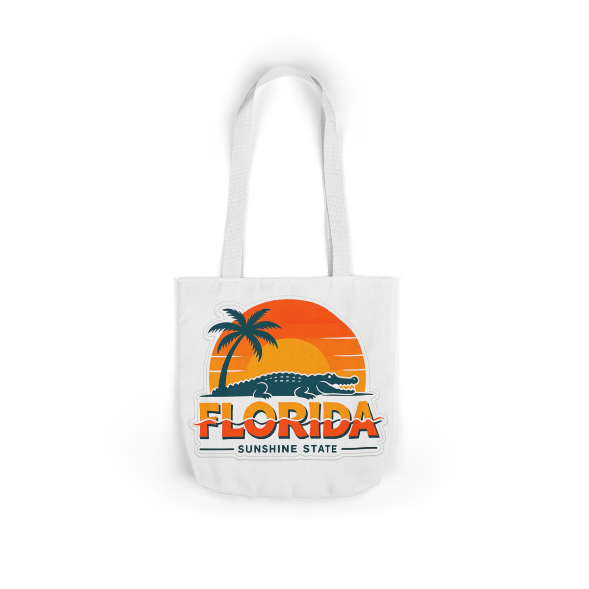 Florida Sunshine State Canvas Tote