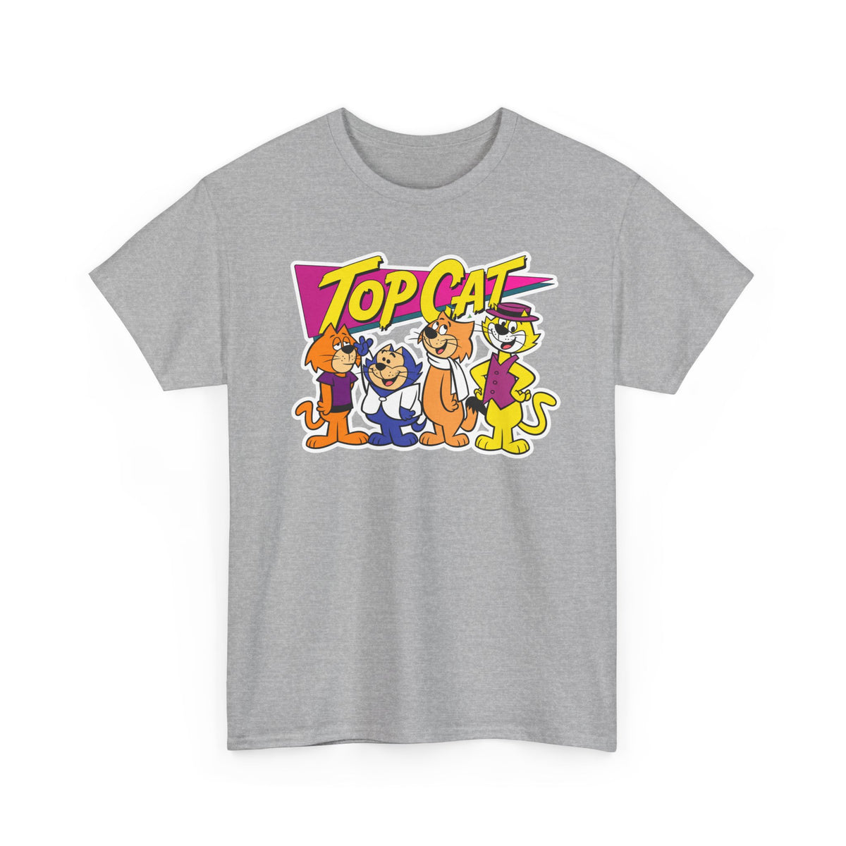 Top Cat Retro Cartoon Cotton T-Shirt / Tee