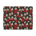 Mickey Mouse Pattern PU Leather Mouse Mat — Retro Cartoon Gaming Desk Pad
