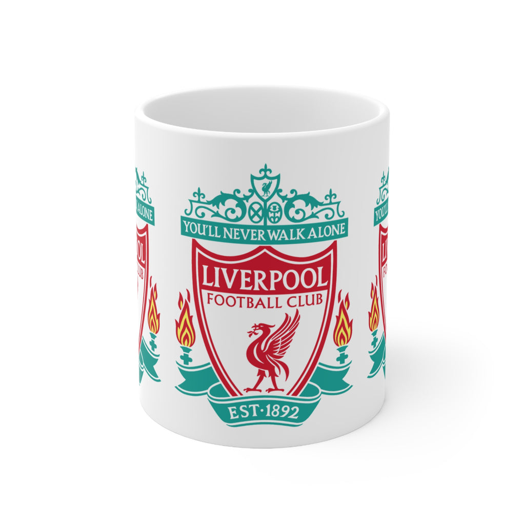 Liverpool Football Club Ceramic Coffee Mug — You’ll Never Walk Alone, 11oz & 15oz