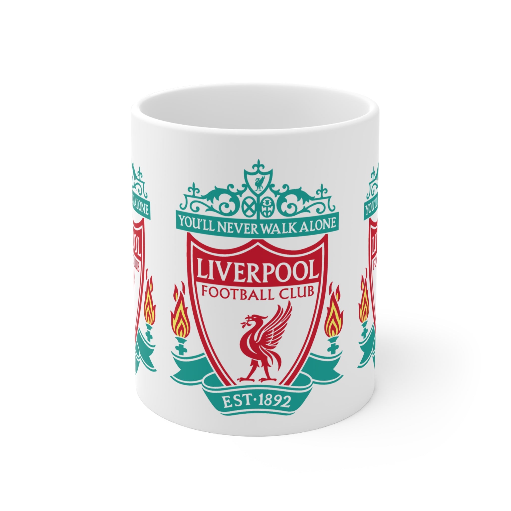 Liverpool Football Club Ceramic Coffee Mug — You’ll Never Walk Alone, 11oz & 15oz