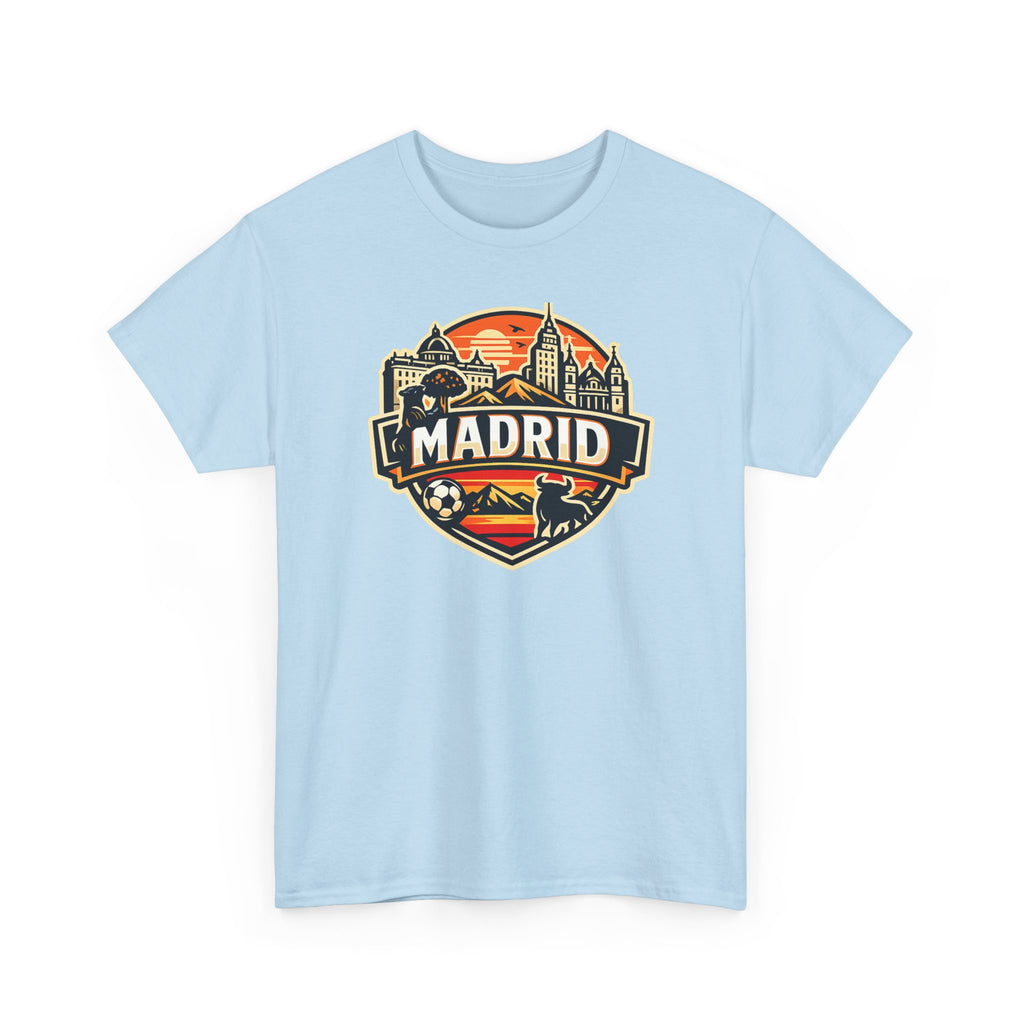 Madrid Skyline Soccer Crest T-Shirt