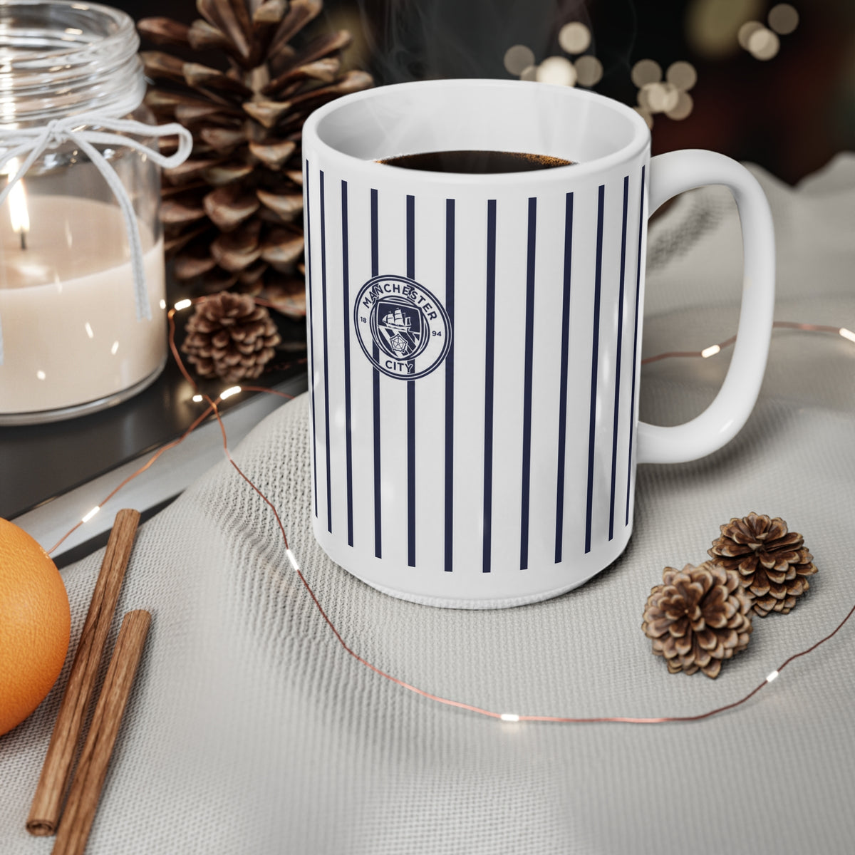 Manchester City Ceramic Coffee Cups, 11oz, 15oz