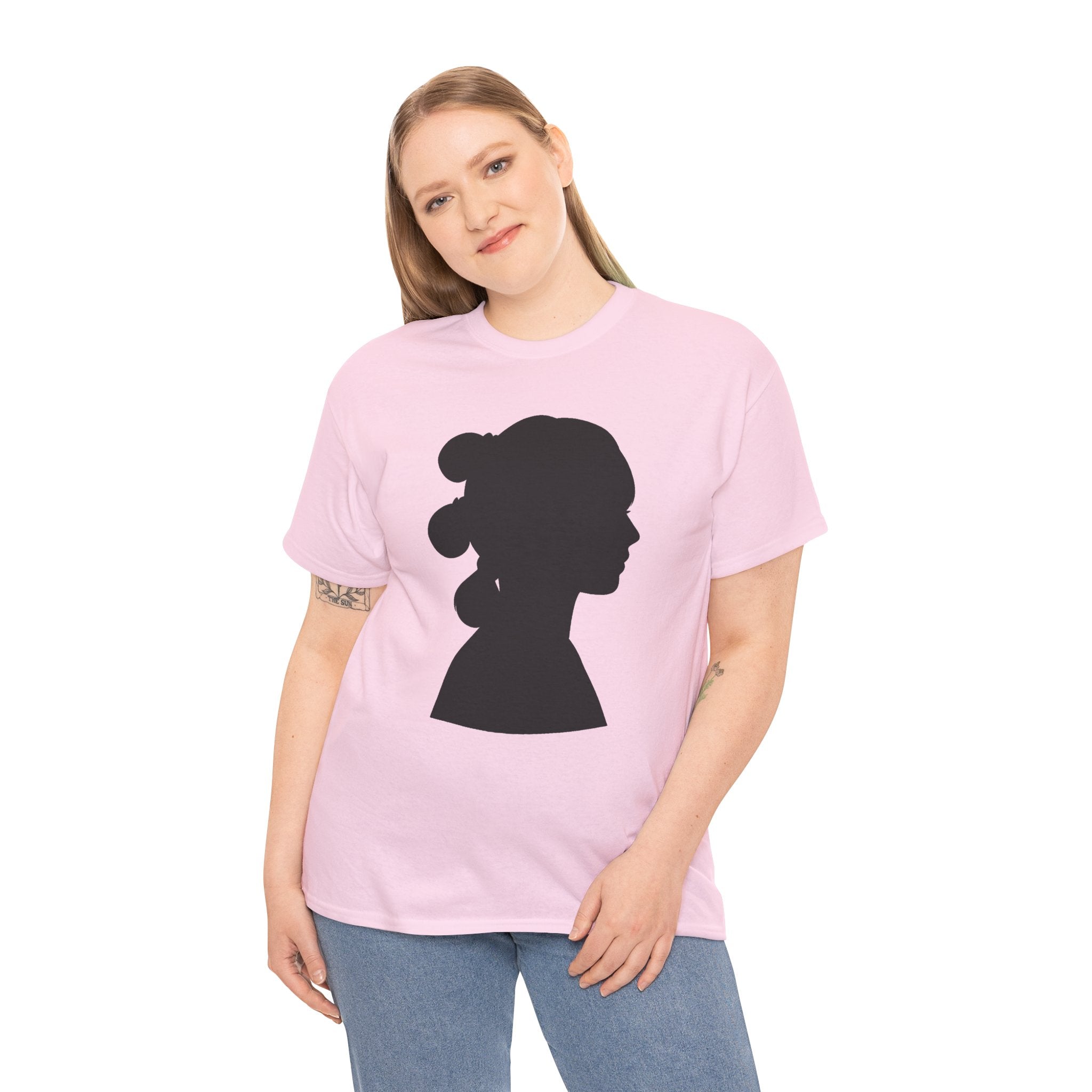 Princess Leia Star Wars Silhouette Profile Tee — Classic Portrait T‑Shirt