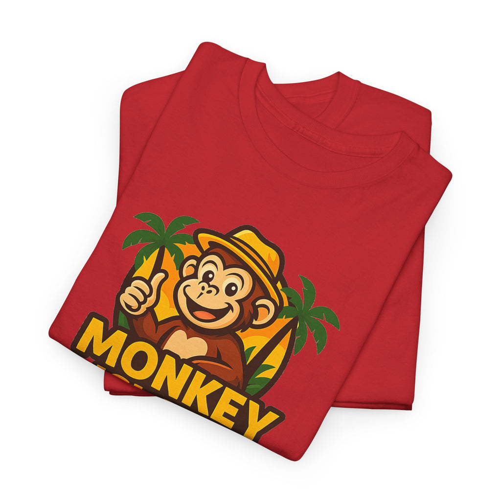 Monkey Island T-Shirt — Cute Tropical Monkey Logo Tee